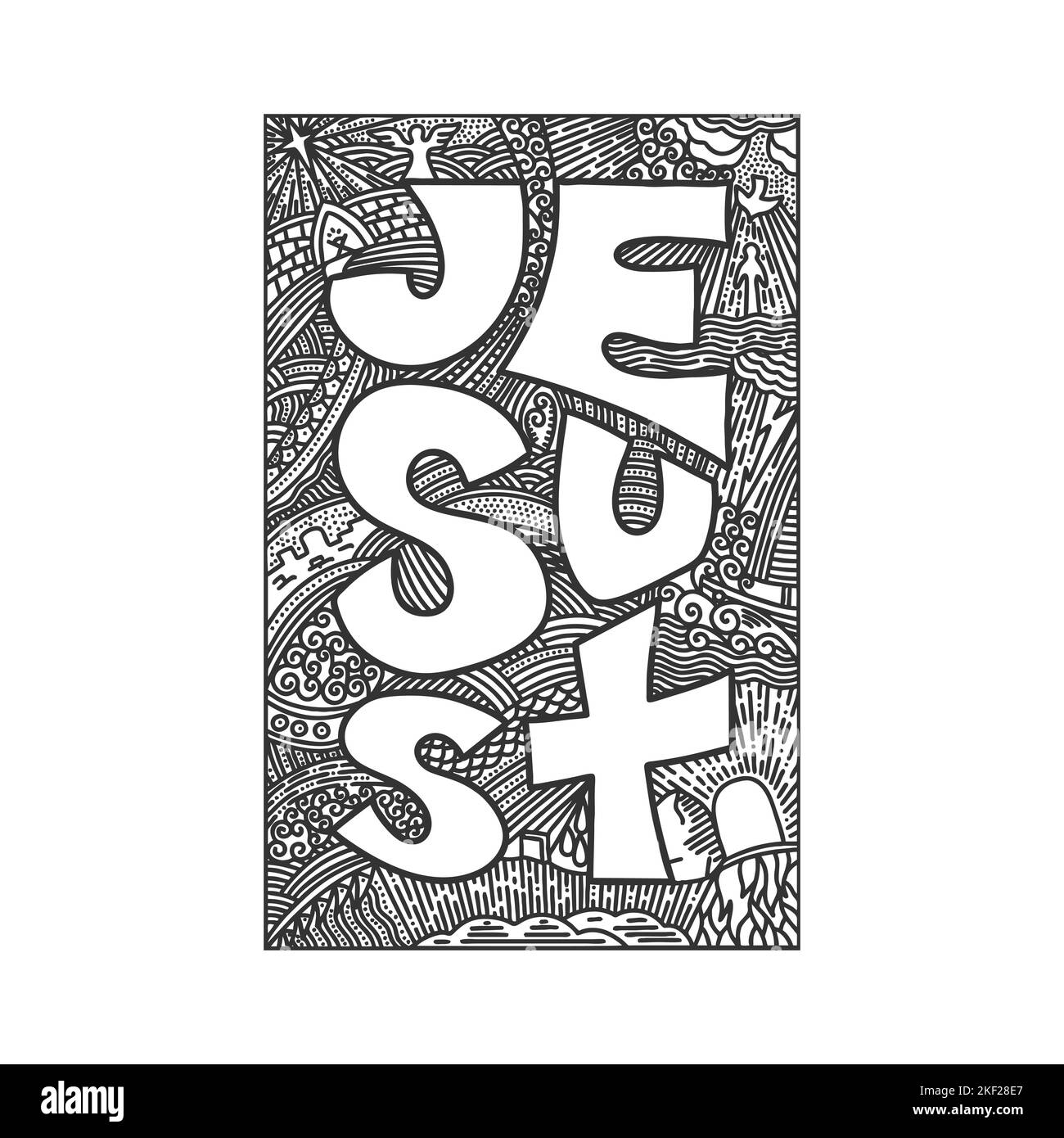Palabra jus imãgen de stock en blanco y negro