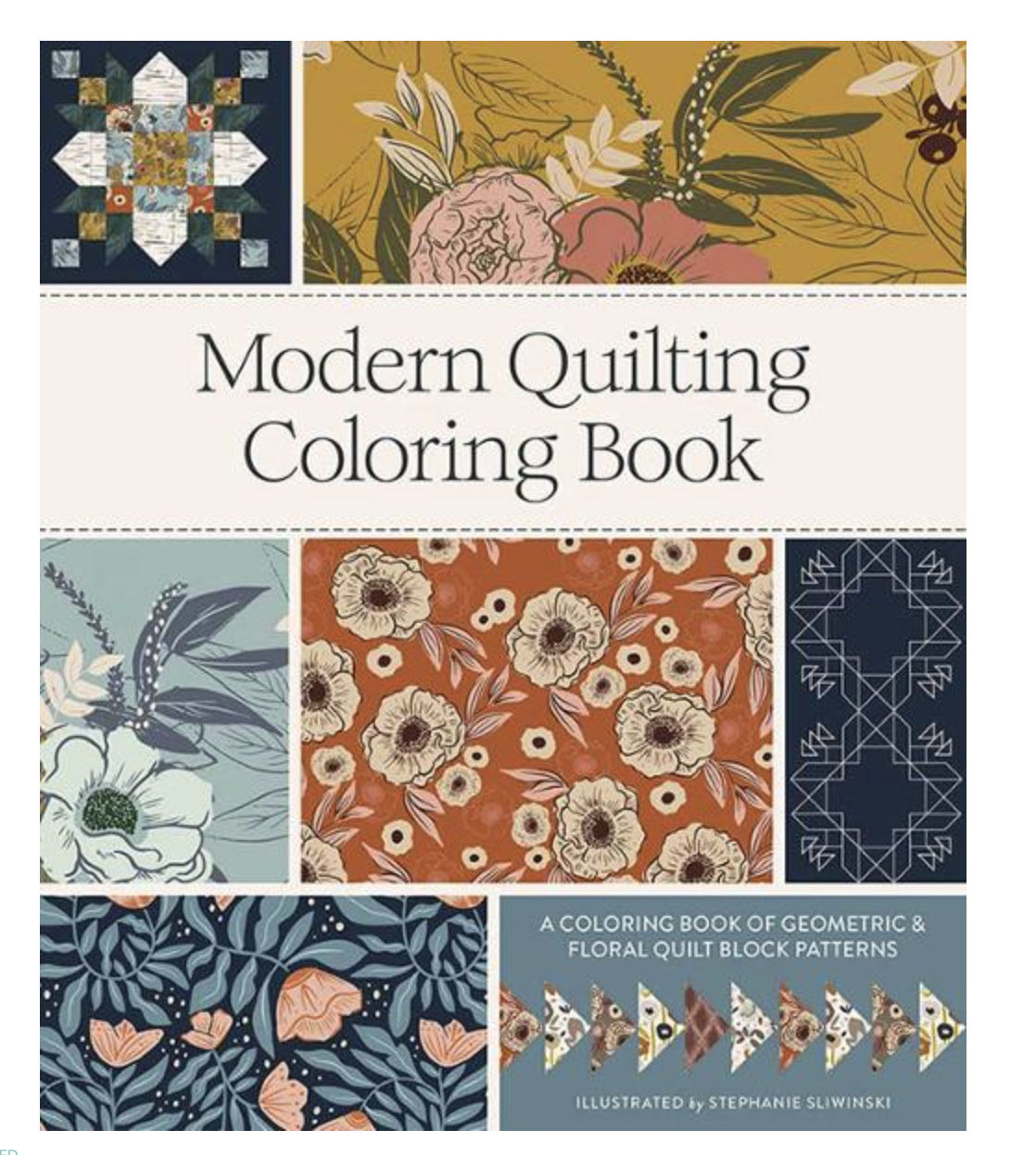 Modern quilting coloring book â the craft table