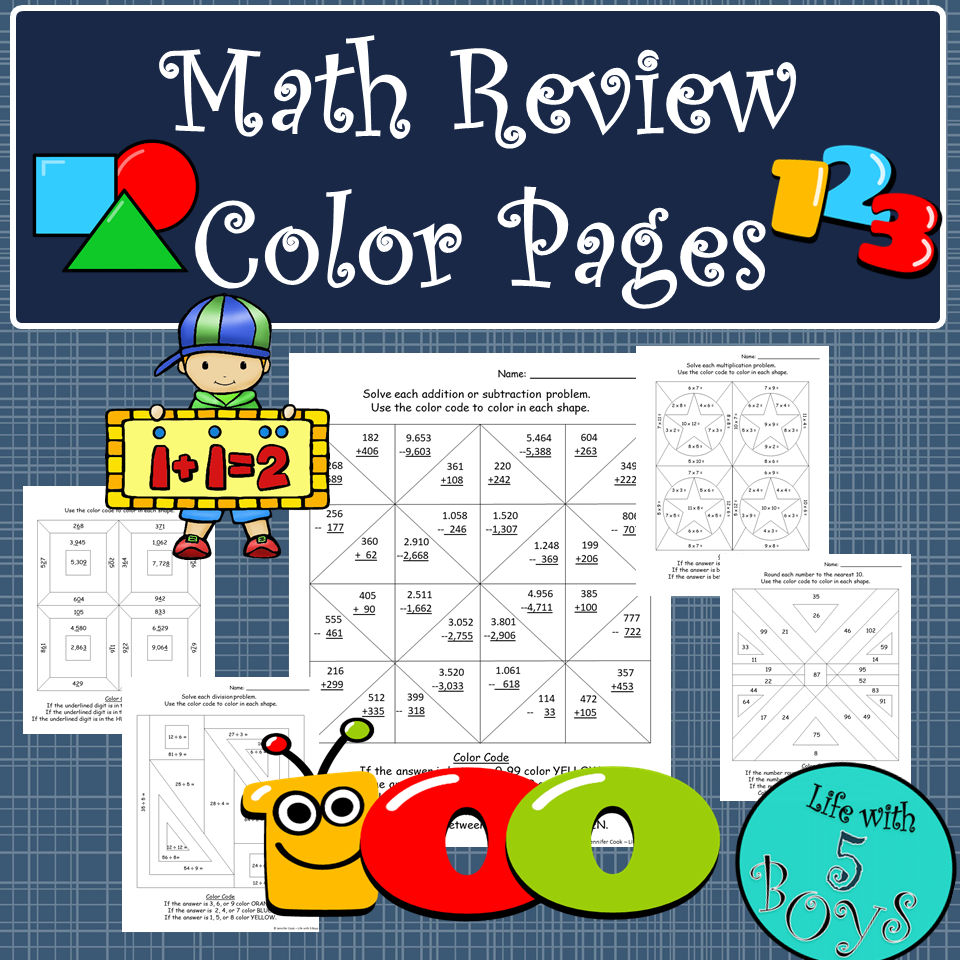 Math quilt coloring pages