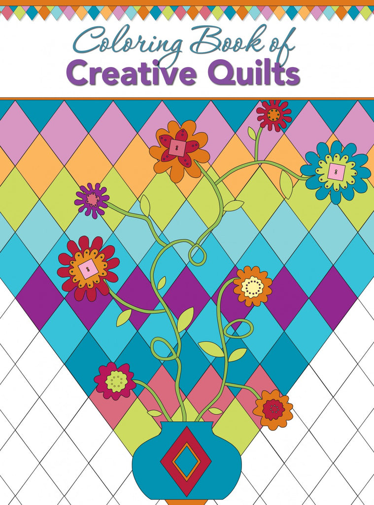 Coloring book of creative quilts landauer publishing color quilt pat â