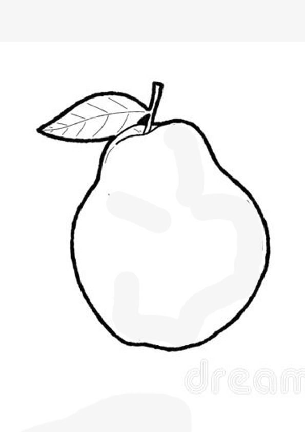 Coloring pages free printable quince coloring sheet for kids