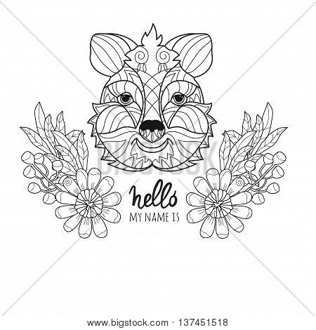Hand drawn animal vector photo free trial bigstock