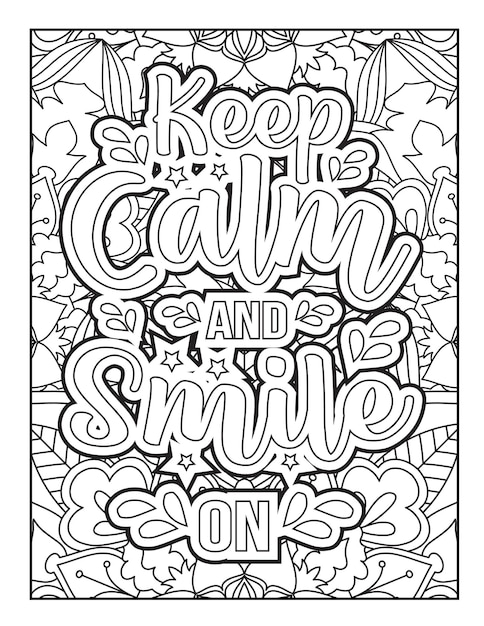 Quote coloring pages adults pdf vectors illustrations for free download