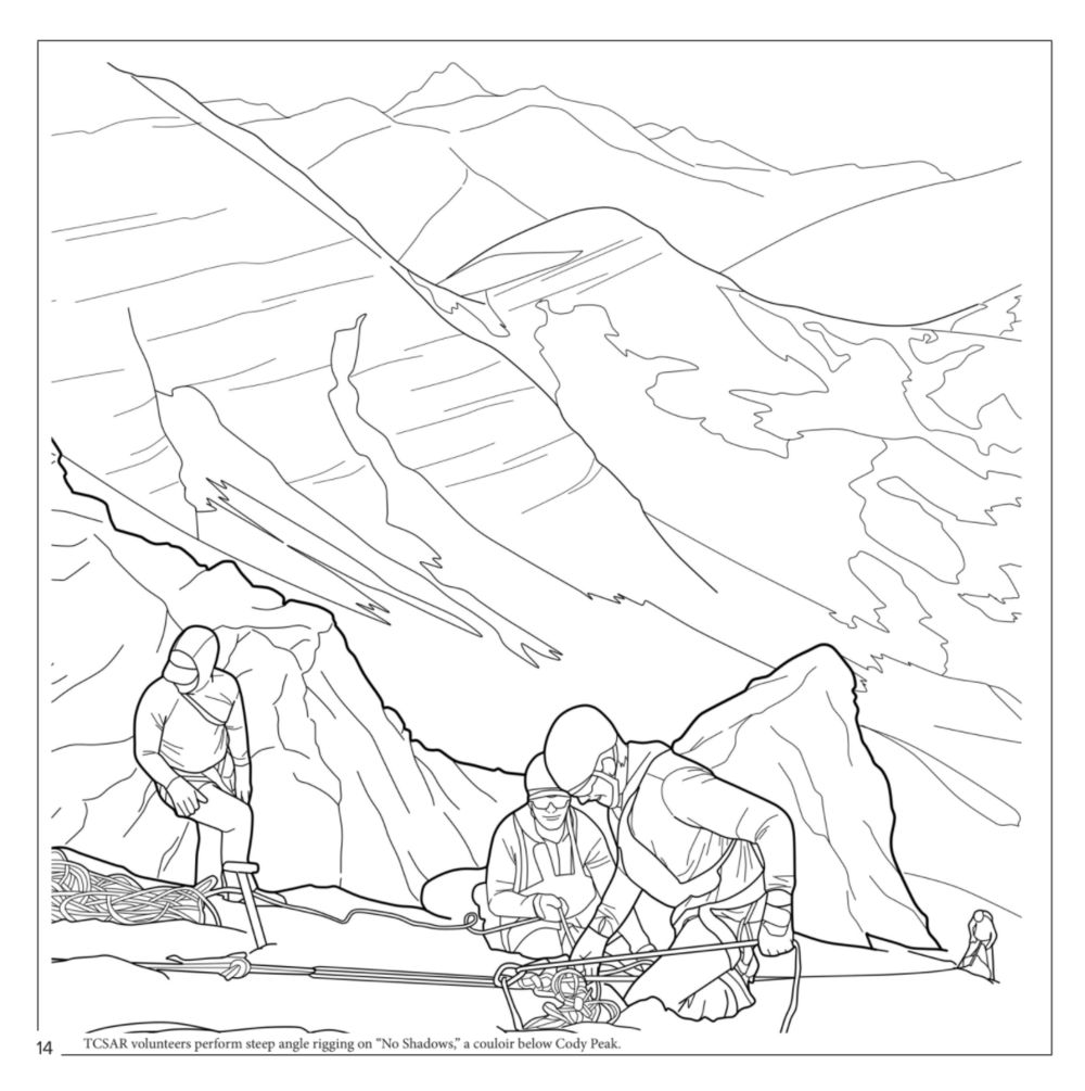R is for rescue the tcsar activity and coloring book â teton county search and rescue