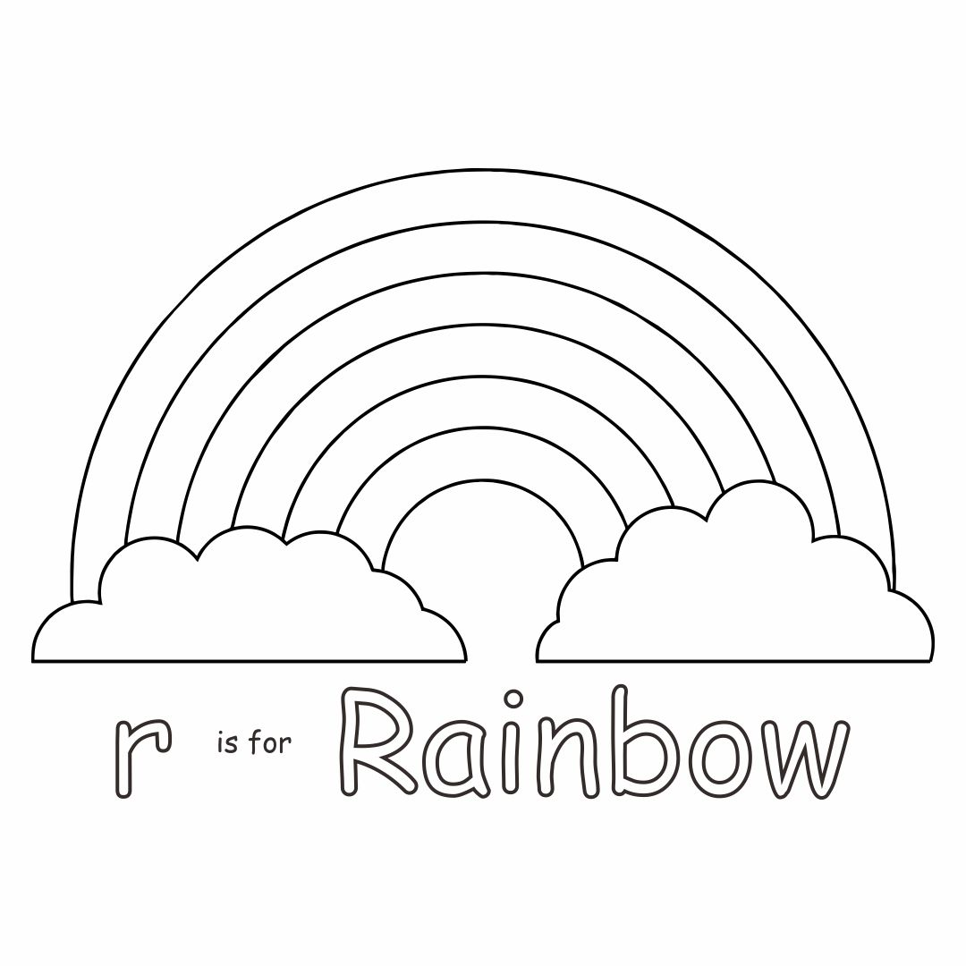 Best dot rainbow printable coloring pages pdf for free at