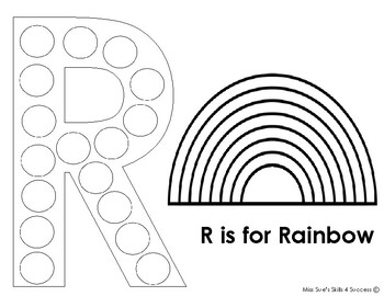 R is for rainbow tpt