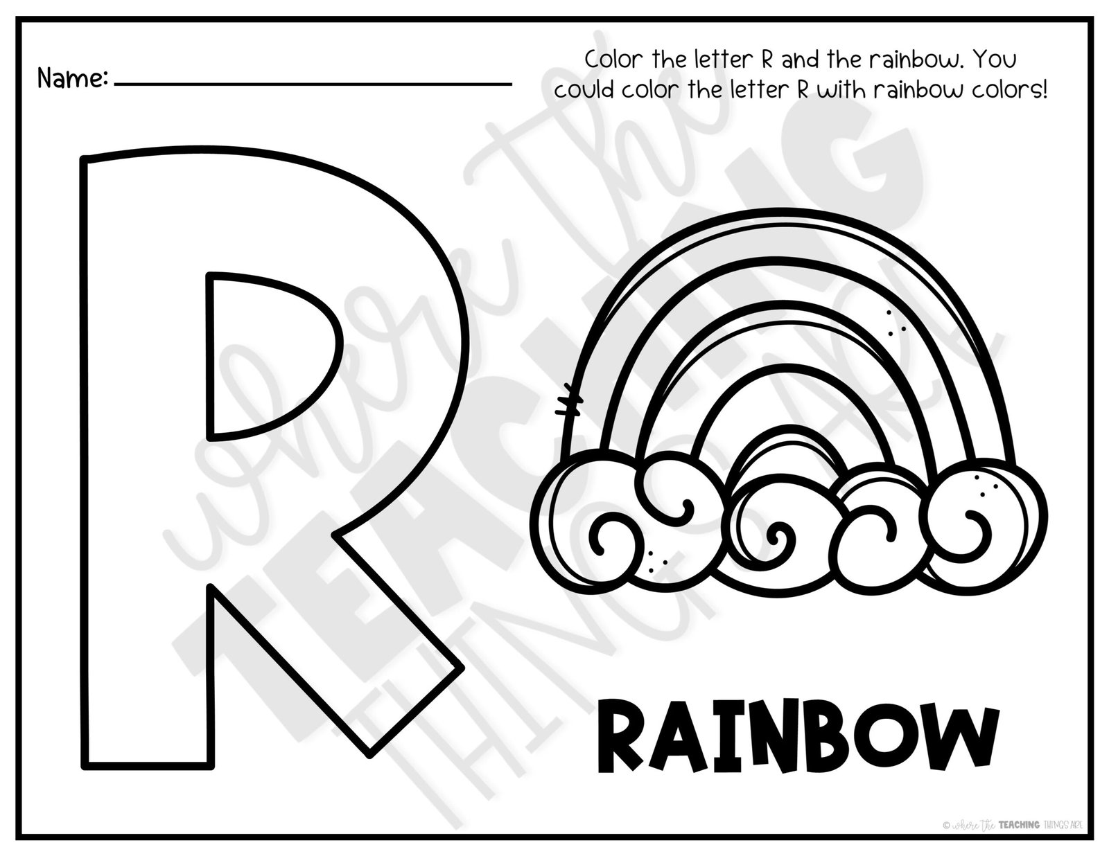 Rainbow activities for st patricks day where the teaching things are