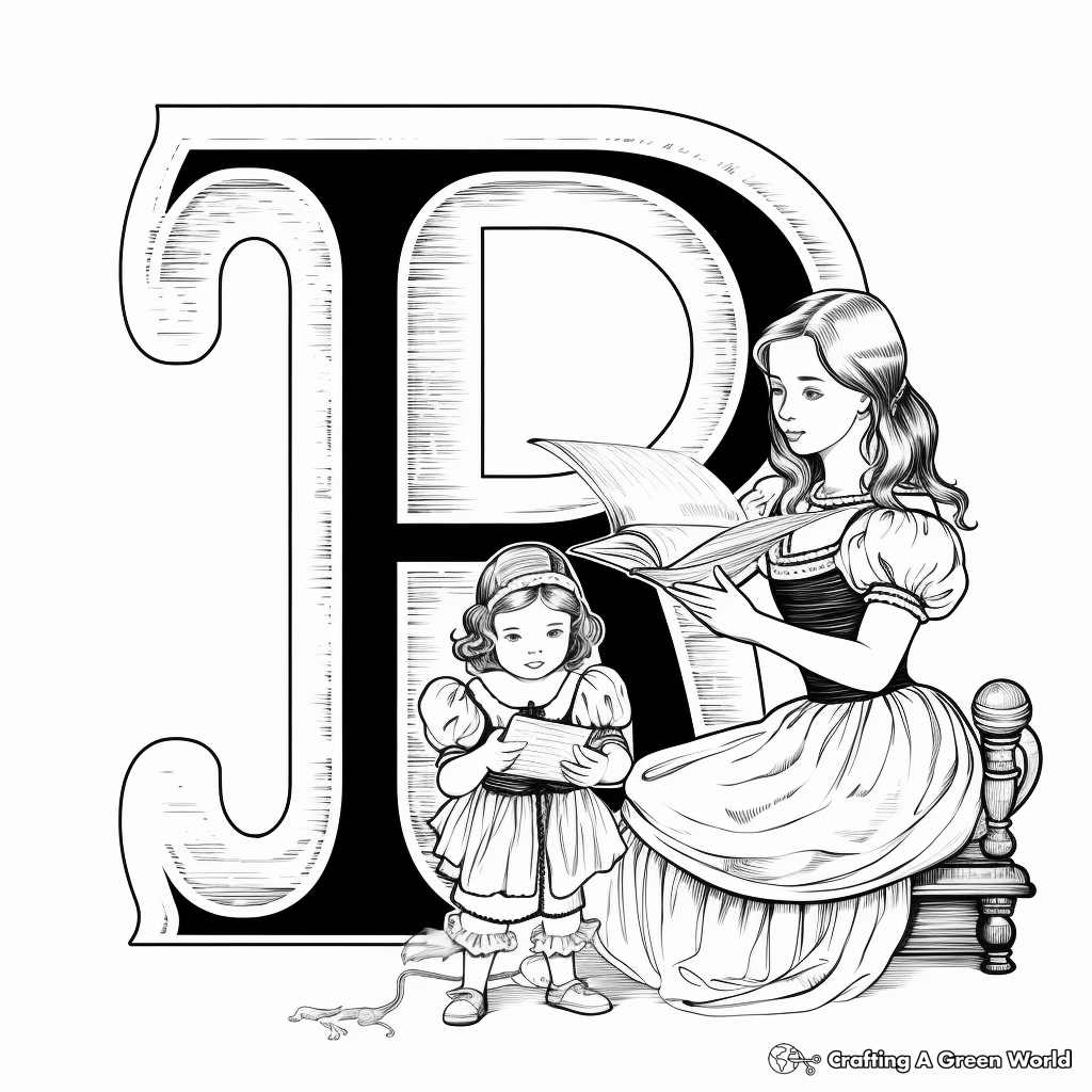 Letter r coloring pages