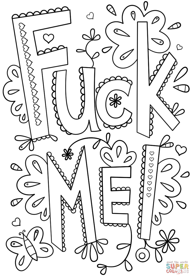 Fuck me coloring page free printable coloring pages