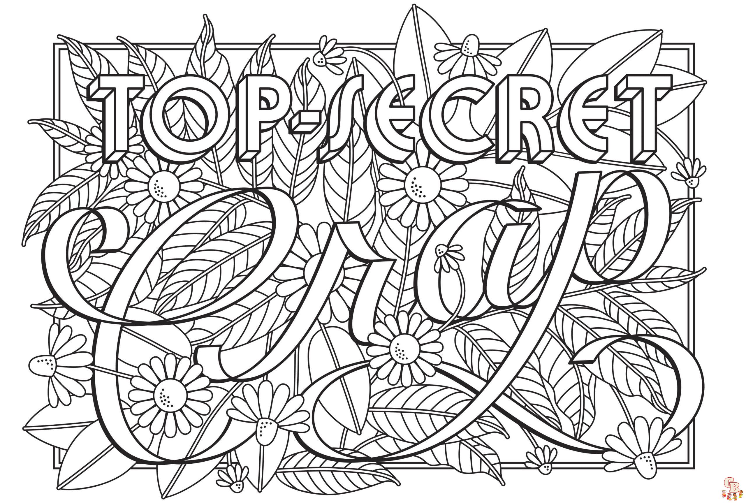 Printable r rated coloring pages free for kids and adults