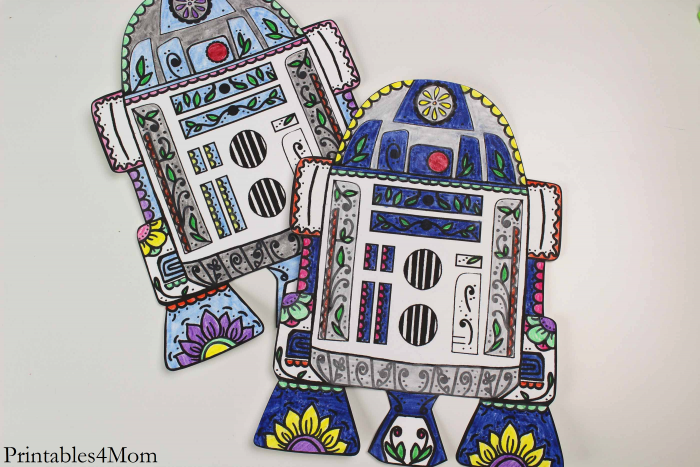 Star wars rd sugar skull printable