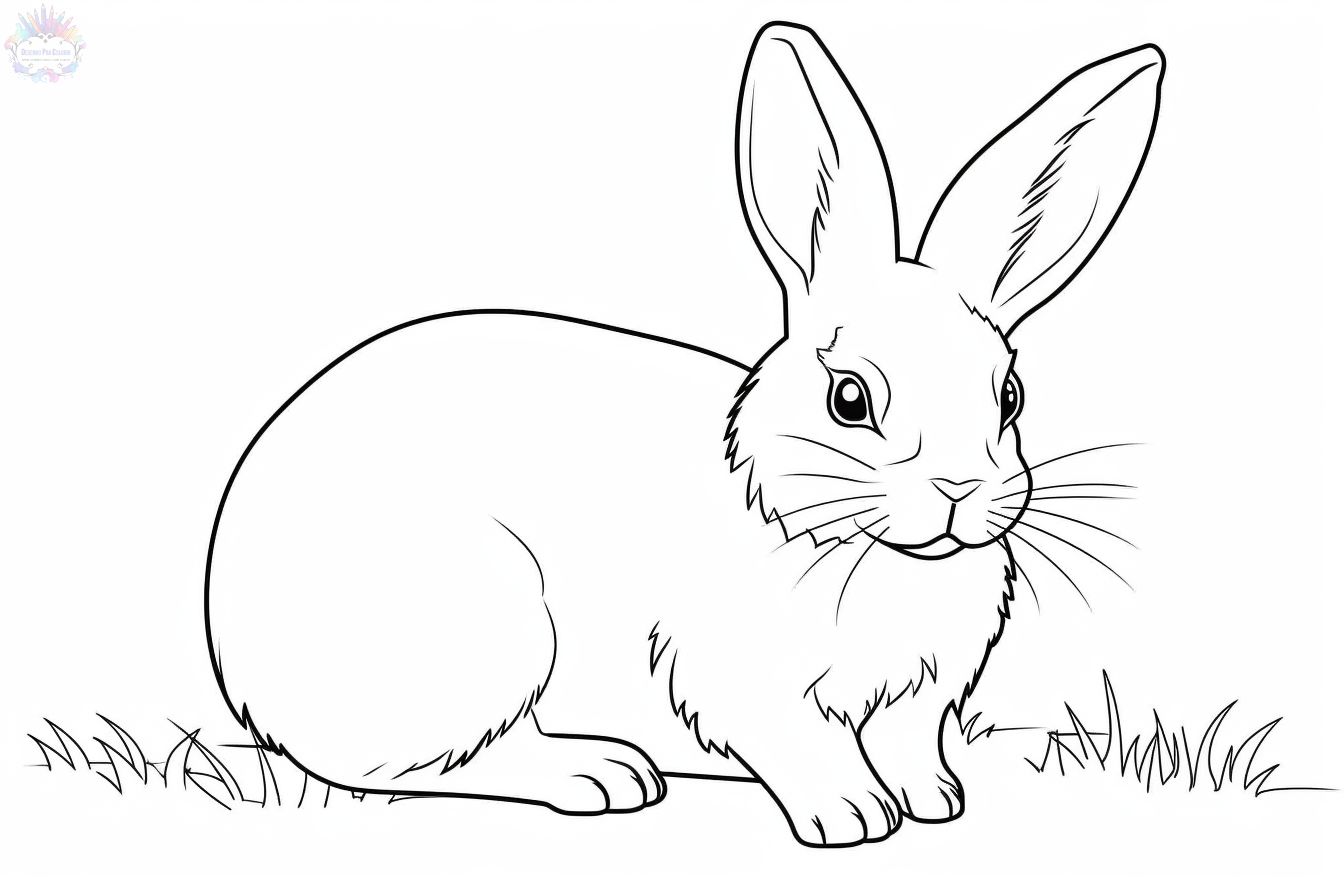 Rabbit coloring pages