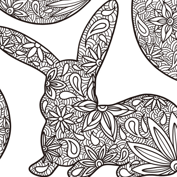 Coloring pages coloring page bunny coloring pages for adul