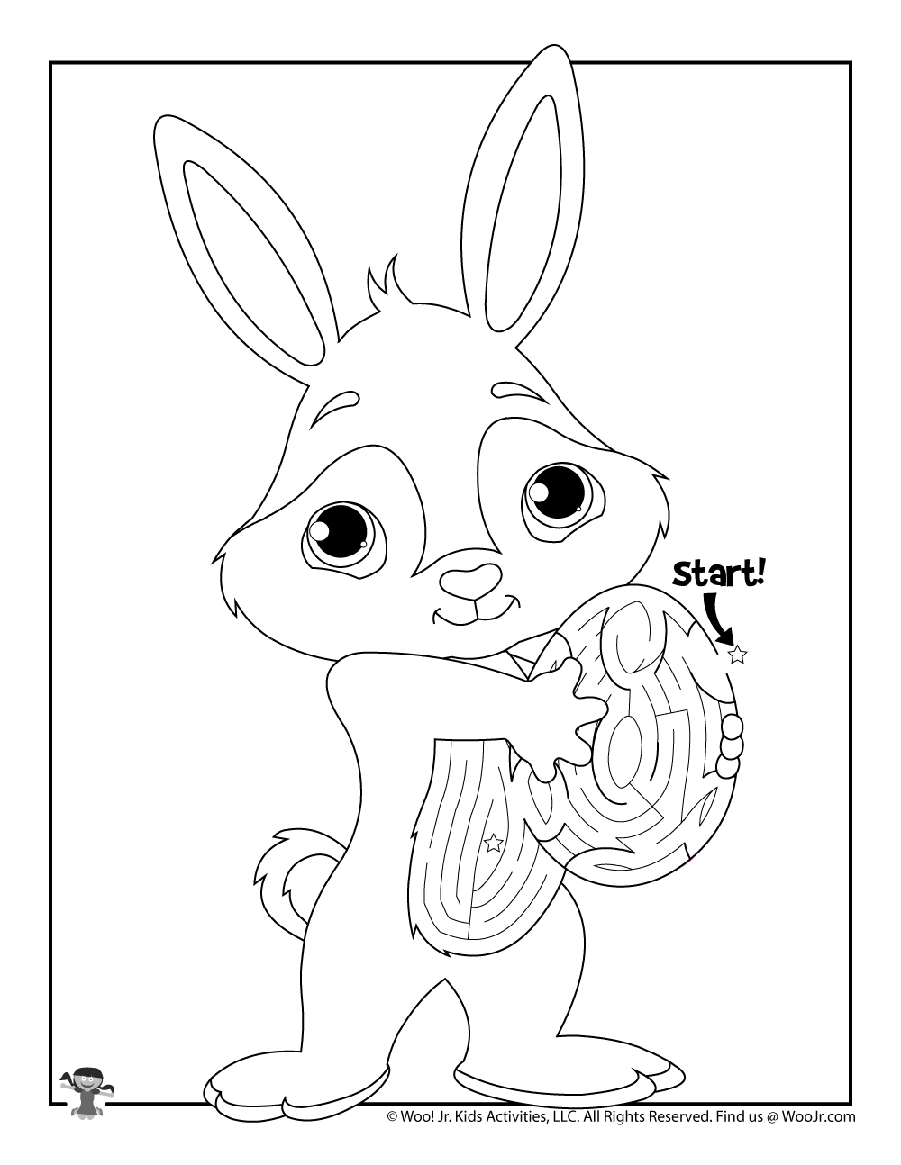 Printable easter mazes for kids woo jr kids activities childrens publishing