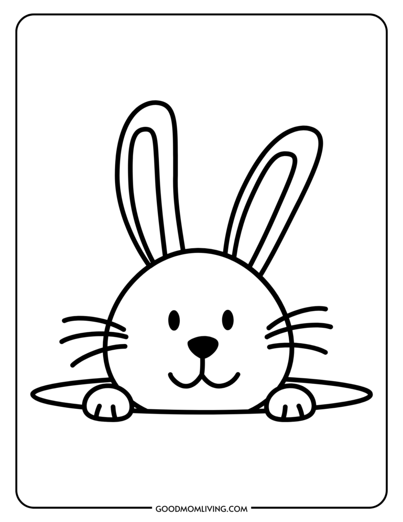 Bunny coloring pages rabbit coloring pages for kids