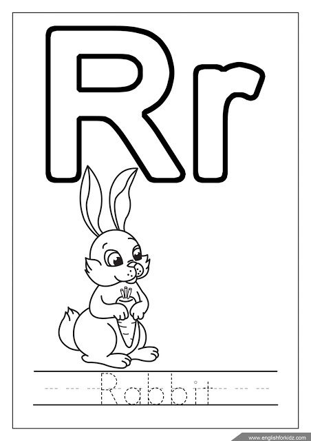 Letter r coloring rabbit coloring alphabet coloring page alphabet coloring pages abc coloring pages letter t worksheets