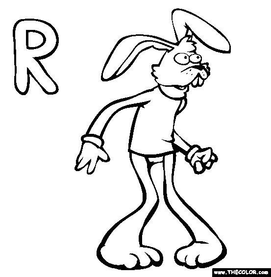 R coloring page free r online coloring
