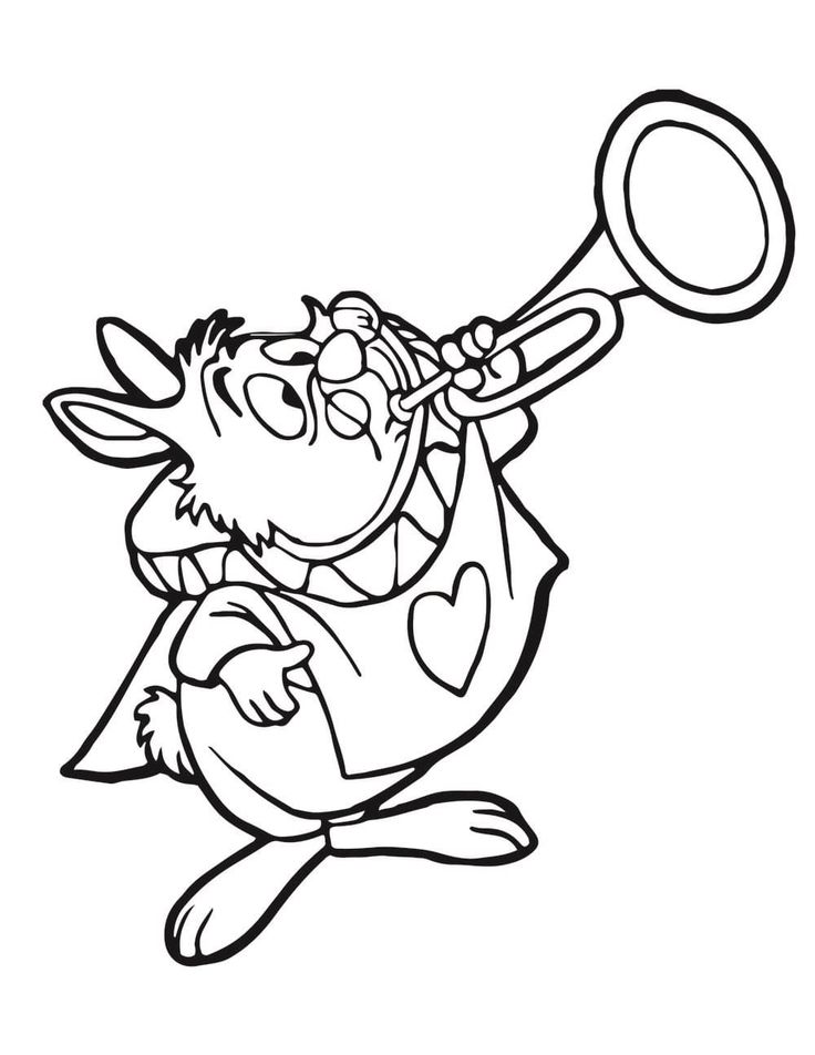 Alice in wonderland coloring pages images free printable alice in wonderland white rabbit alice in wonderland disney coloring pages