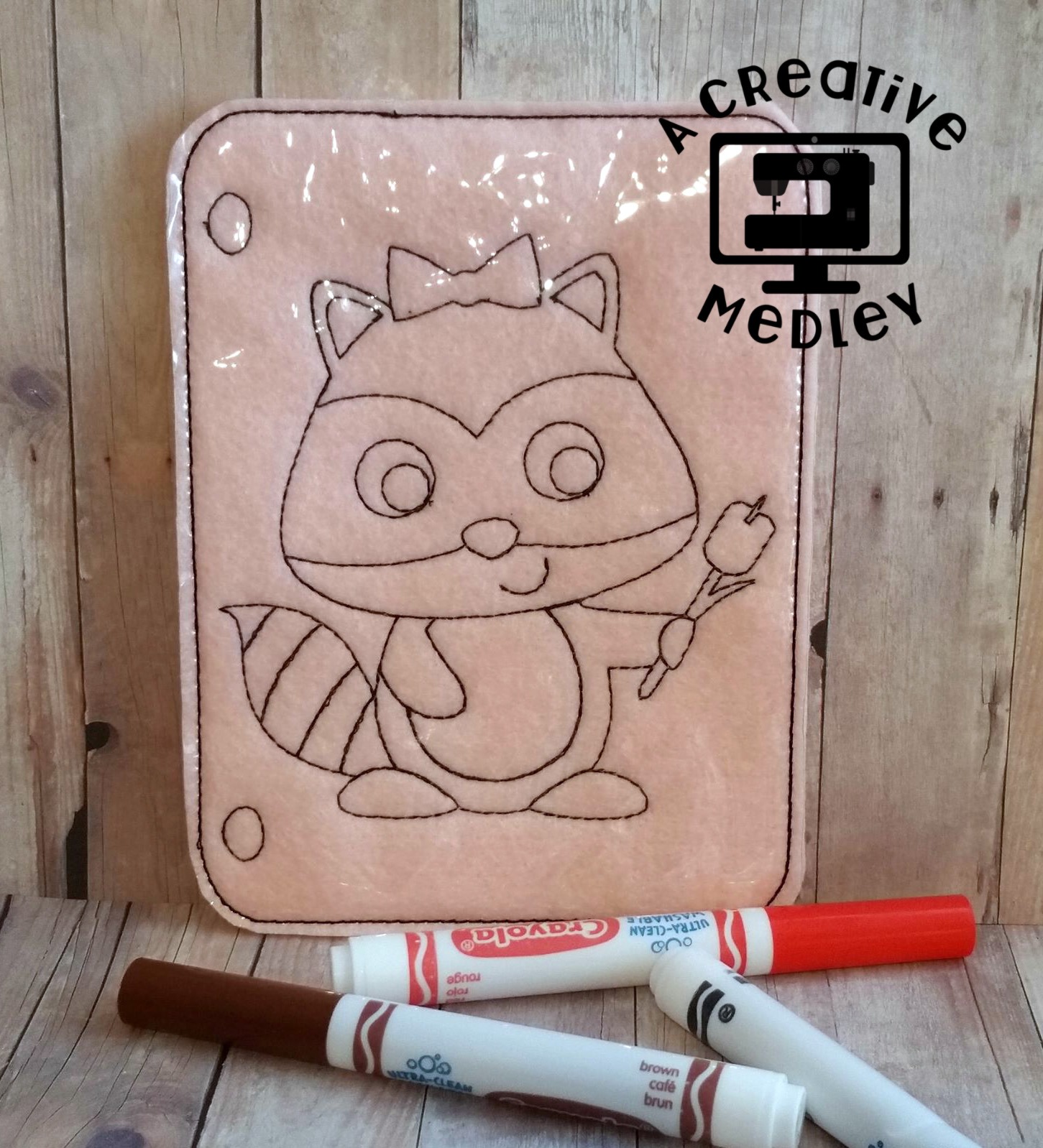 Coloring page raccoon with marshmallow â a creative medley
