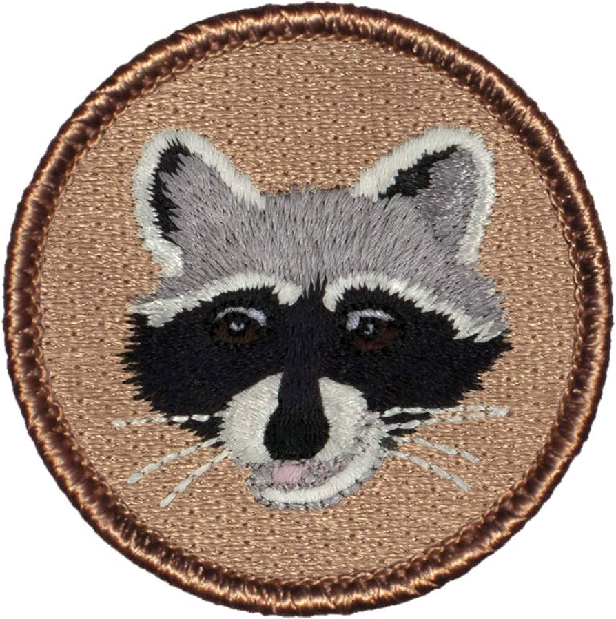 Raccoon patrol patch