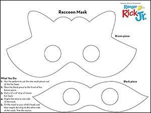 Raccoon mask printable make a raccoon mask to look like a raccoon on halloween raccoon mask the kissing hand mask for kids
