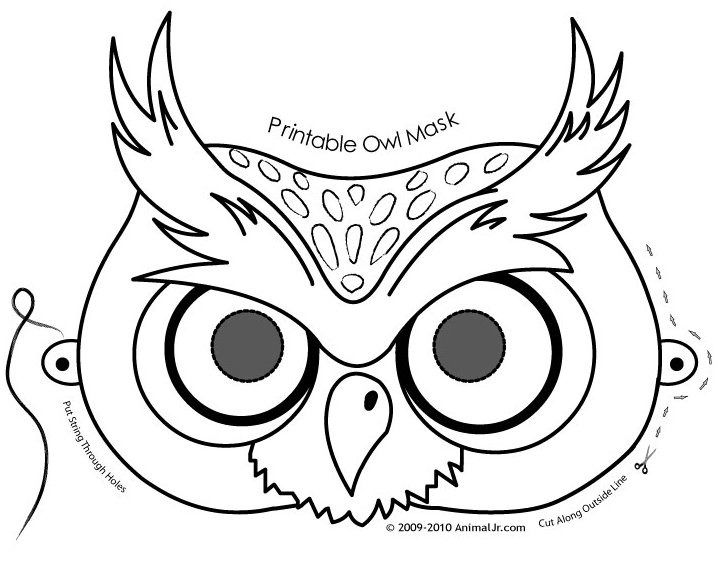 Halloween coloring pages caretas de animales mascara de animales antifaz de animales