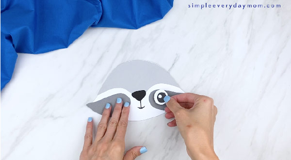 Easy raccoon craft for kids free template