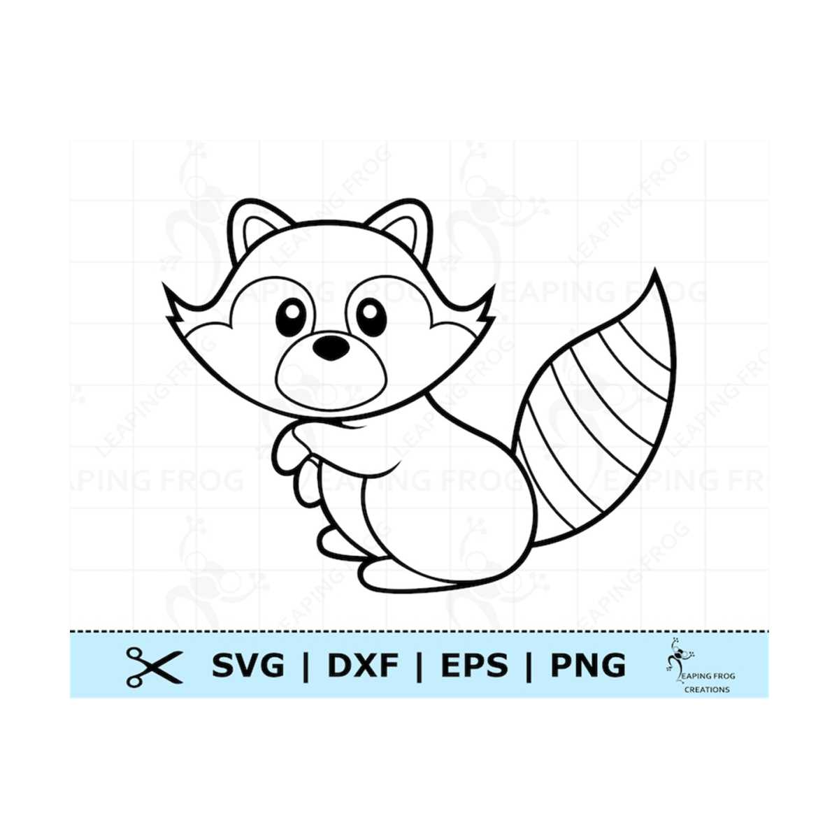 Cute raccoon svg png dxf eps raccoon digital download cric