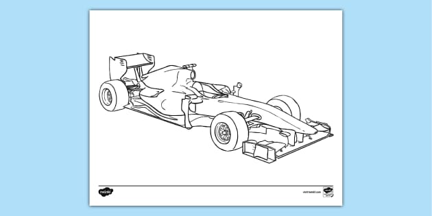 Race car loring sheet teacher made