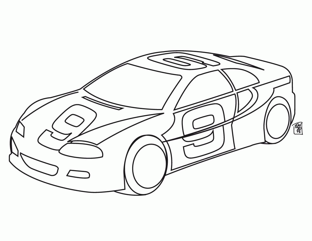 Coloring pages print race car coloring pages of free car coloring pages