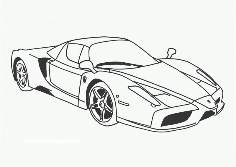 Cool race car coloring pages pdf