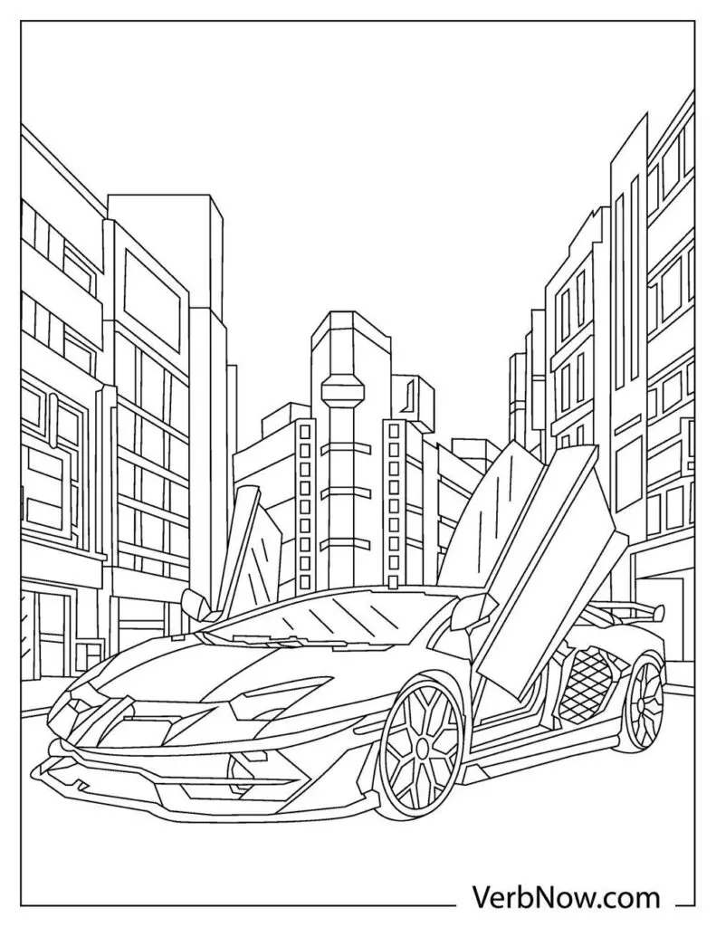 Free race cars coloring pages book for download printable pdf