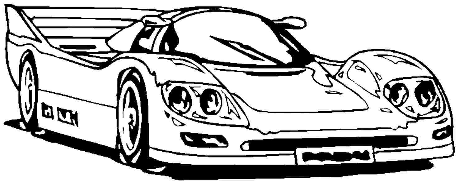 Cool race car coloring pages pdf
