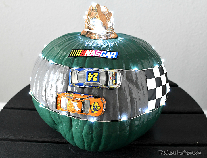 Nascar pumpkin