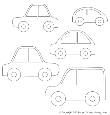 Racecar coloring page