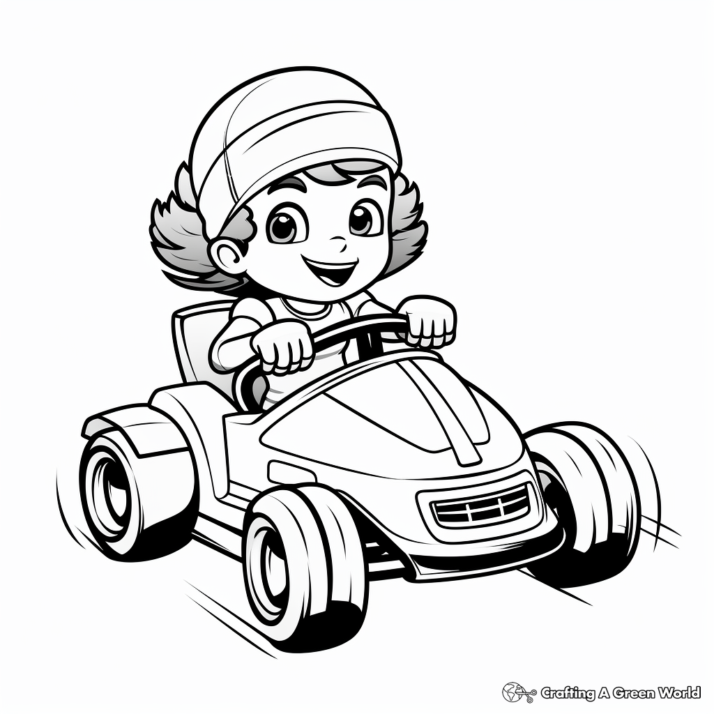 Race car coloring pages
