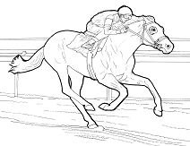 Horse coloring pages printable for free download
