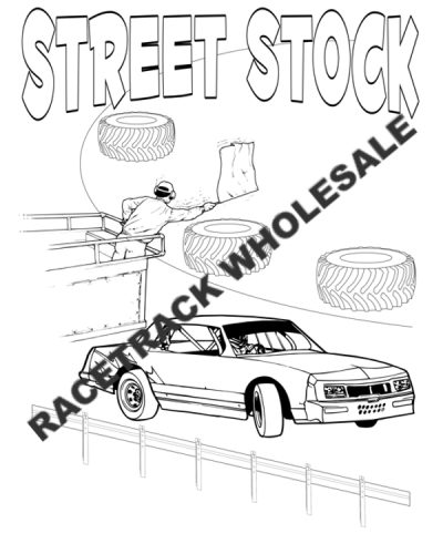 Rgu coloring book â race track wholesale