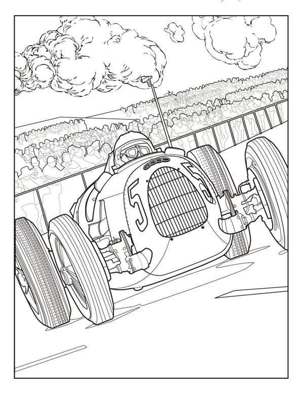 Audi and mercedes release coloring pages to battle quarantine boredom
