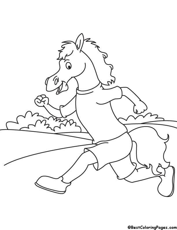Horse racing coloring page download free horse racing coloring page for kids best coloring pages