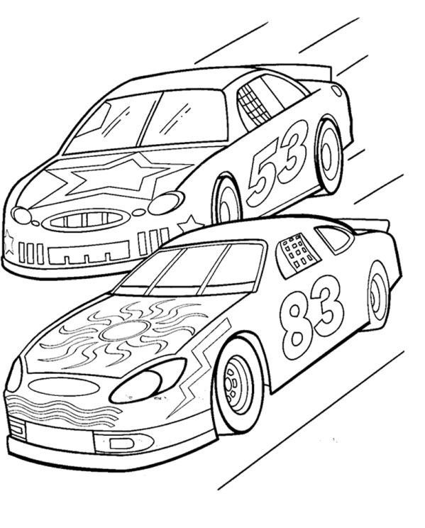 Carrace car coloring shirt for kids color your own shirt
