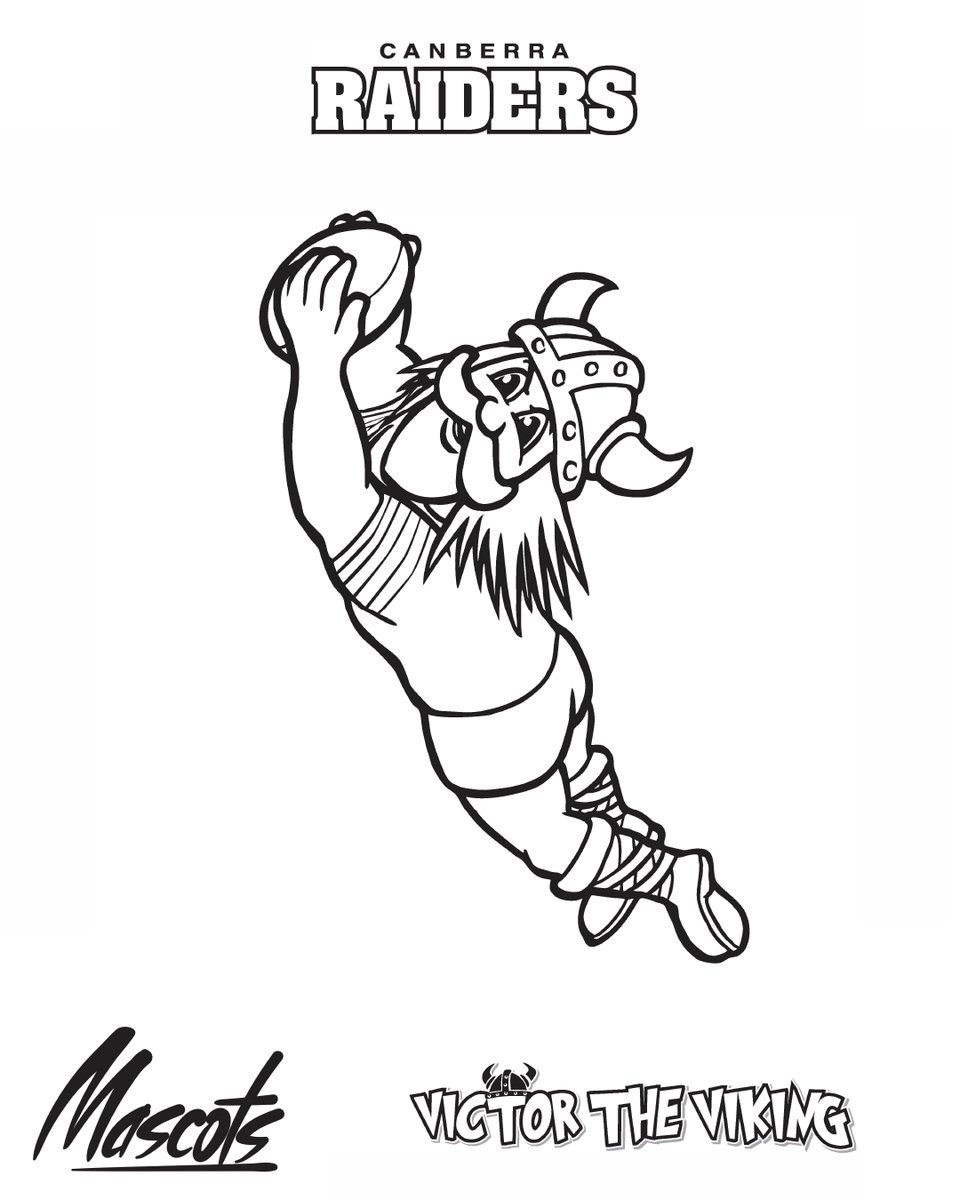 Nrl on x need something to do with the kids this easter weekend â find your favourite mascot and colour them in show us your creations by using the nrlart ð download