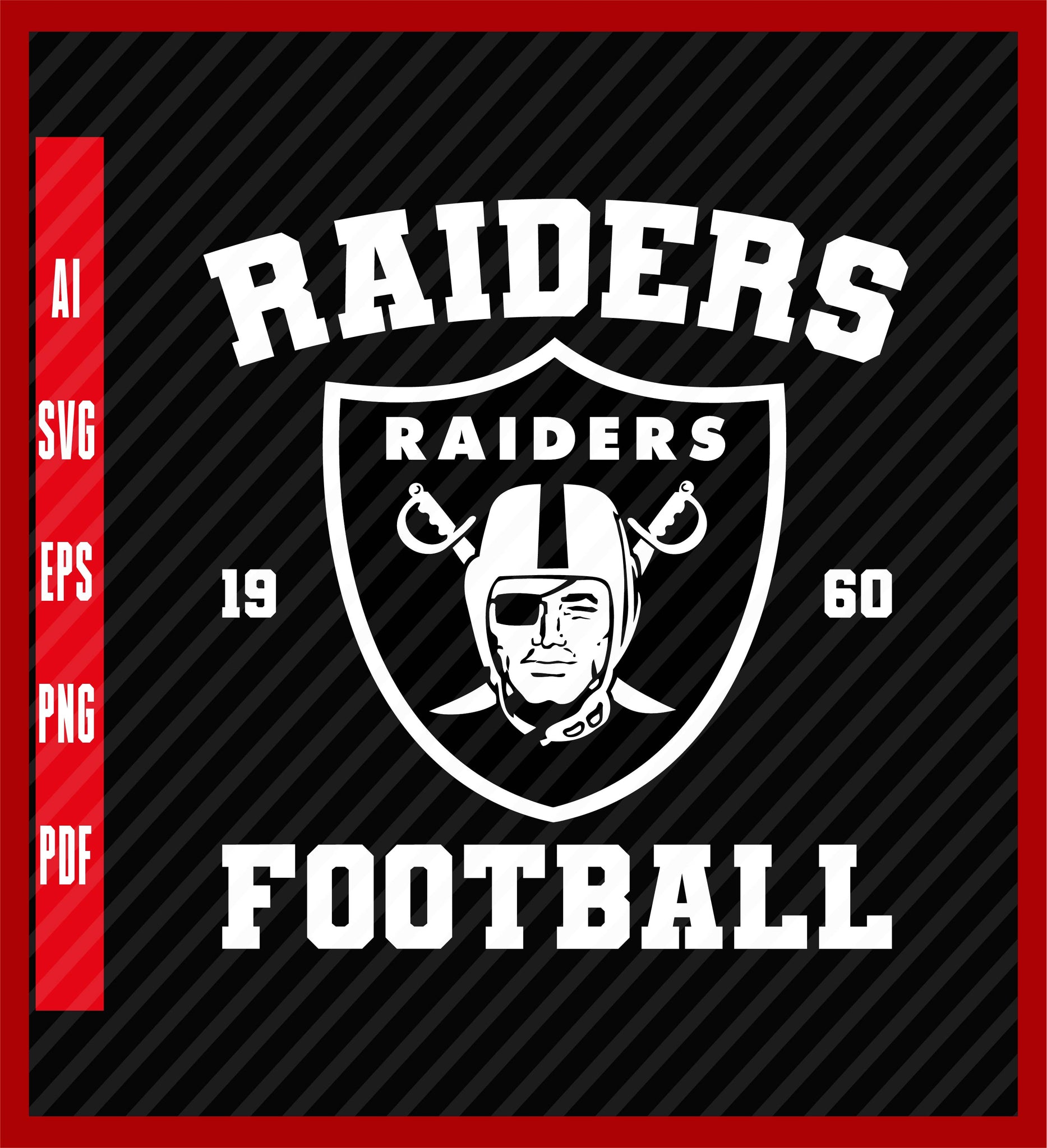 Raiders logo t shirt silhouette nfl svg creative design maker â