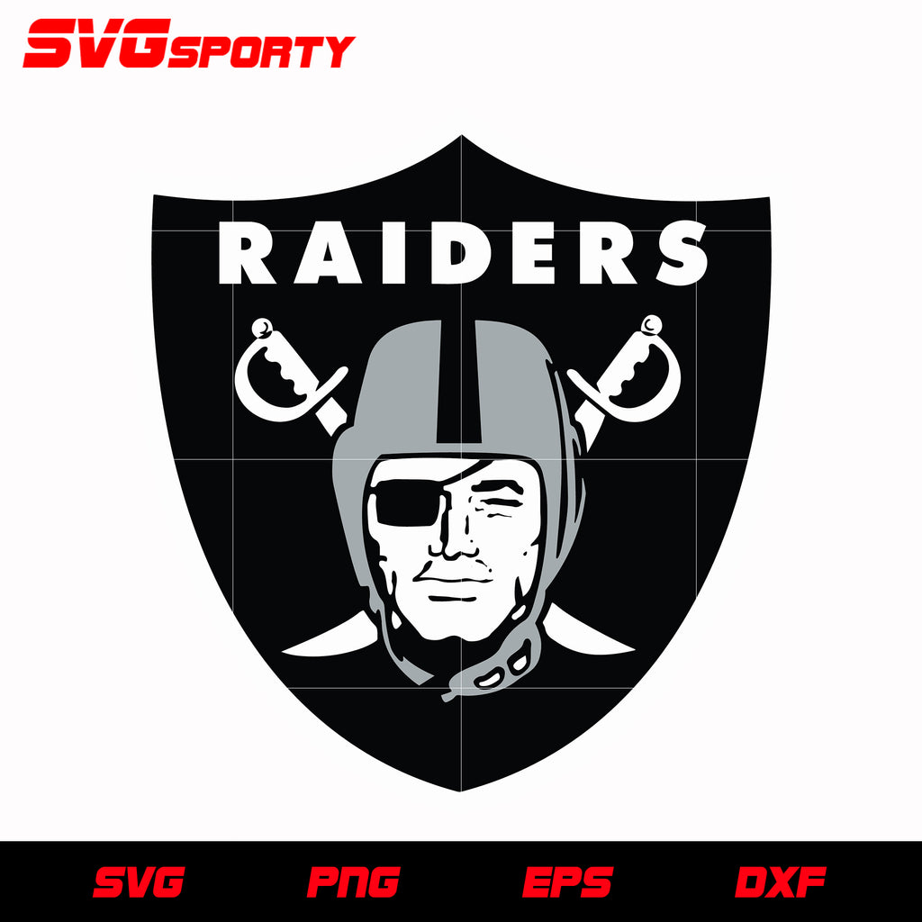 Las vegas raiders primary logo svg nfl svg eps dxf png digital fi â svg sporty