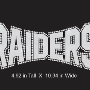 Raiders arched download rhinestone and vinyl cut template file in svg eps and png for cricut and silhouette