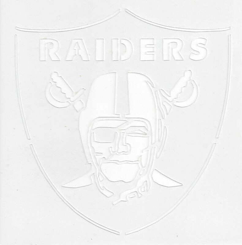 Nfl oakland raiders stencil free usa sh raider nation x inches