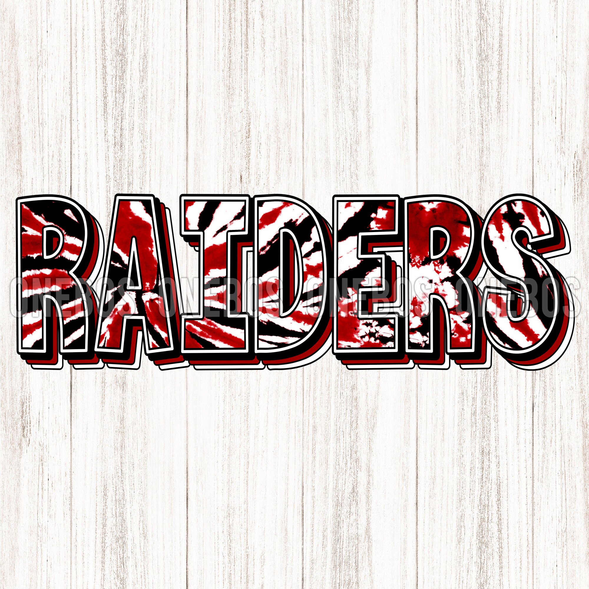 Raiders stencil