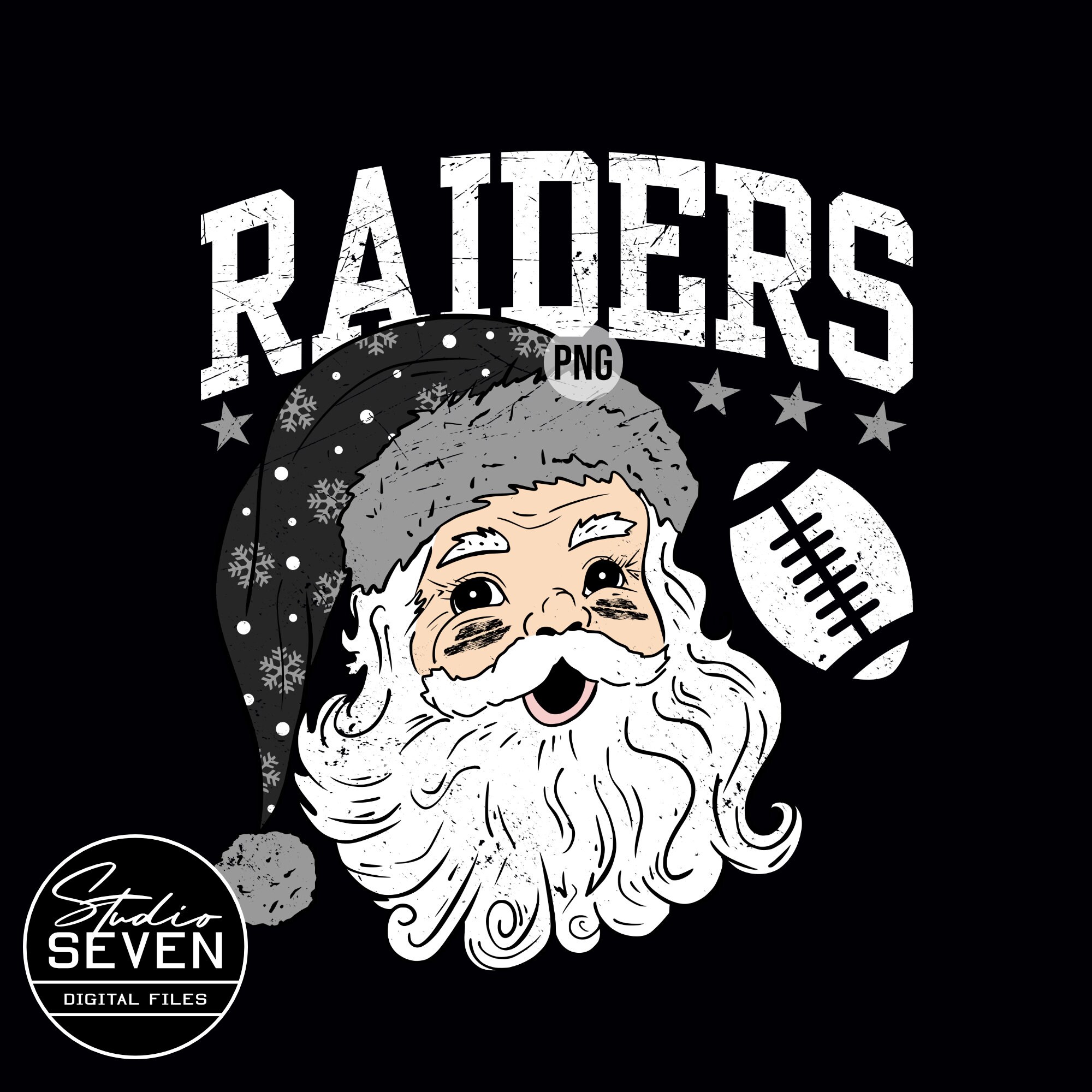 Raiders stencil