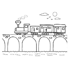 Top free printable train coloring pages online