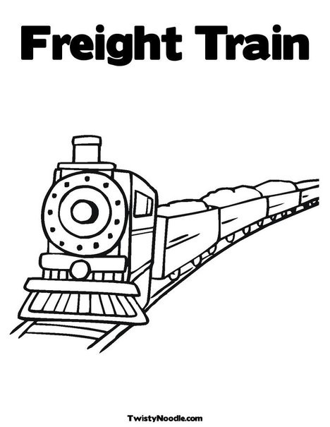 Freight train coloring page from twistynoodle train coloring pages dinosaur coloring pages free coloring pages